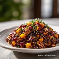 Cranberry Pecan Sweet Potato Wild Rice Pilaf