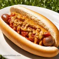 Chicago Style Hot Dog Recipe Dragged Through the Garden