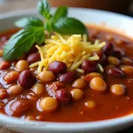 My GoTo Hearty Vegetarian ThreeBean Chili Recipe