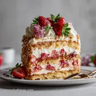 Strawberry Crunch Cake: Nostalgic Layered Masterpiece