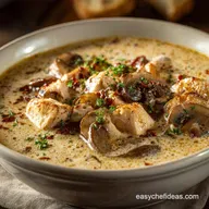 Creamy Chicken and Mushroom Soup: Our Velvety Classic Recipe