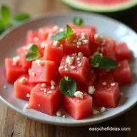 Watermelon Salad Appetizer My Sweet Salty Summer Fave