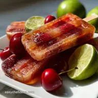 Cherry Lime Ice Pops: Vibrant Easy Homemade Refreshment