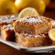 Honey Lemon Bars with Whole Wheat Shortbread Crust: Zesty Rustic