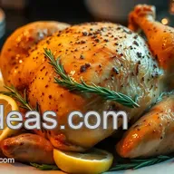 Lemon Herb Roasted Chicken: Easy Chicken Dinner Ideas!
