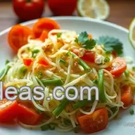 Zesty Thai Som Tam: A Fresh Green Papaya Salad Adventure