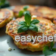Easy Zucchini Recipes: Crispy Fritters with Feta & Mint