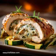 Chicken Rollatini Stuffed with Zucchini and Mozzar Chef Recipe