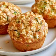 Zucchini Oatmeal Muffins in 30 Minutes