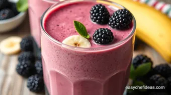 Blend Banana Blackberry Smoothie Bliss