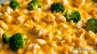 Cheesy Chicken and Broccoli Casserole: Easy Casserole Recipes for Families recipe card