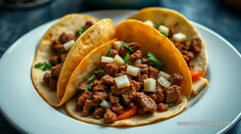 Classic Beef Tacos: A Flavorful Twist on Mexican Recipes with Beef recipe card