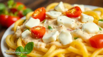 Cook Creamy Mozzarella Pasta in 20 Minutes