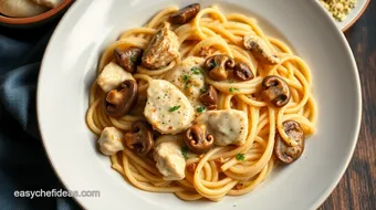 Ultimate Creamy Chicken Marsala Pasta: A Delicious Cozy Meal! recipe card