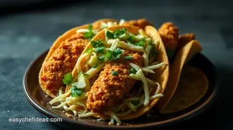 Crispy Chicken Finger Tacos with Zesty Lime Slaw: A Family Favorite recipe card