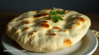 Fluffy Homemade Naan Recipe: A Simple Indian Bread You’ll Love recipe card