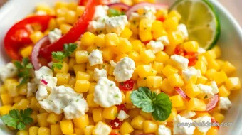 Grilled Corn Salad with Creamy Feta Delight