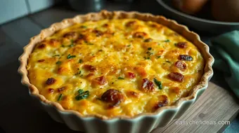 Hash Brown Quiche: A Family Favorite for Breakfast Bliss recipe card
