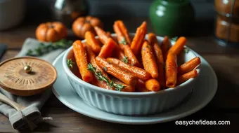Sweet & Savoury Roasted Carrots Recipe: My Honey-Thyme Delight recipe card