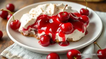 No Bake Cherry Dessert Delight | Cherry Fluff