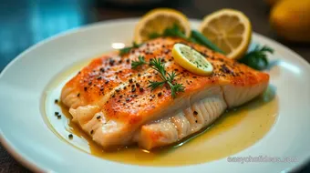 How to Cook Salmon: Perfect Pan-Seared Salmon with Lemon Dill Butter recipe card