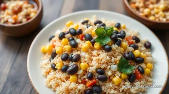 Quick Easy Mexican Rice & Beans Delight