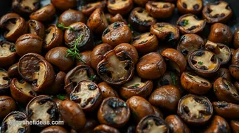 Easy & Savory Roasted Garlic Herb Mushrooms: How to Make Mushrooms in the Oven recipe card