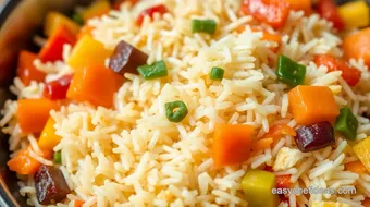 Sautéed Basmati Rice with Colorful Veggies