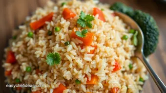 Sautéed Brown Rice with Vibrant Veggies