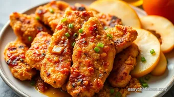 Sizzling Apple Chicken Tenders with Sweet Honey