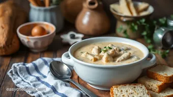 Stovetop Chicken Creamy Comfort Soup