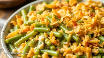 Ultimate Campbell Soup Green Bean Casserole Recipe: Easy & Delicious! recipe card