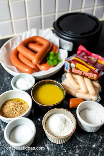 Air Fryer Bratwurst: Juicy and Flavorful ingredients