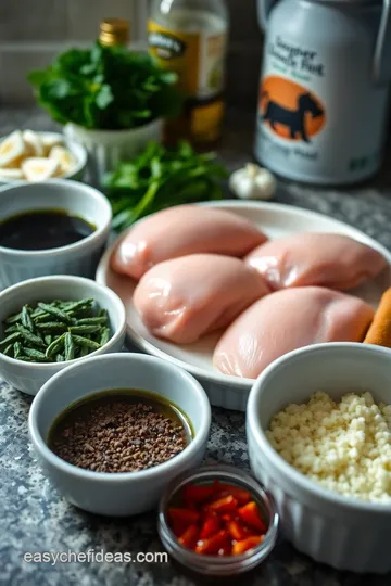 Baked Tuscan Chicken ingredients