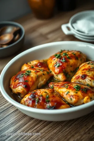 Baked Tuscan Chicken presentation