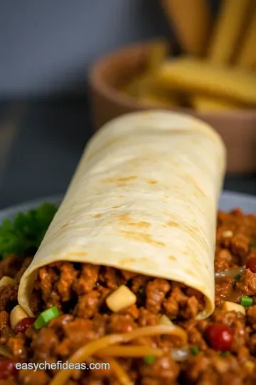 Burrito Bonanza: Flavor-Packed Ground Beef Burritos presentation