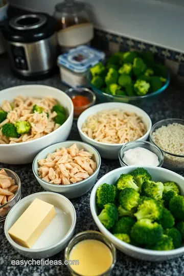 Cheesy Chicken and Broccoli Casserole ingredients