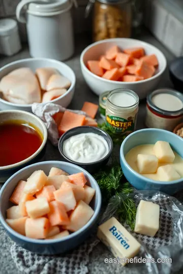 Classic British Fish Pie Delight ingredients