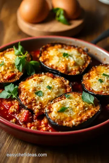 Classic Eggplant Parmesan: A Hearty Italian Delight presentation
