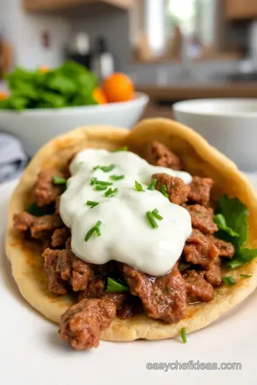 Classic Greek Gyro with Tzatziki Sauce steps