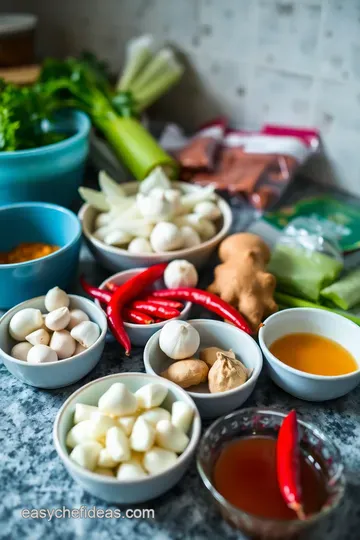 Classic Malaysian Rendang Beef: A Spicy Aromatic Stew ingredients