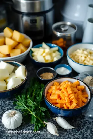 Classic Potatoes au Gratin: A Creamy Cheesy Delight ingredients