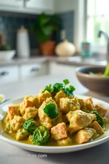 Creamy Chicken Green Curry with Fresh Herbs steps