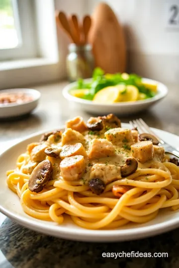 Creamy Chicken Marsala Pasta Delight steps