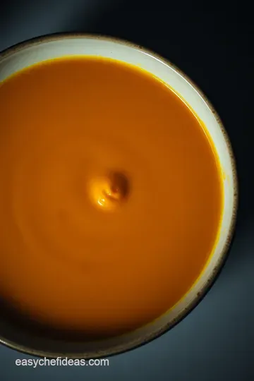 Creamy Coconut Curry Pumpkin Soup presentation