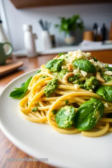 Creamy Pesto Pasta Delight steps