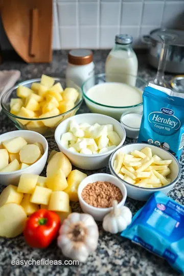 Creamy Potato Dauphinoise: A French Classic ingredients