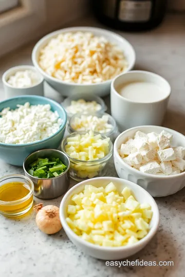 Creamy Queso Fundido with Oaxaca Cheese Substitute ingredients