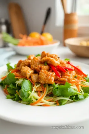 Crispy Chinese Chicken Salad with Sesame Dressing steps