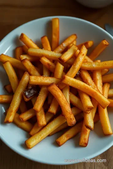 Crispy Homemade French Fries: The Comfort Food Classic presentation